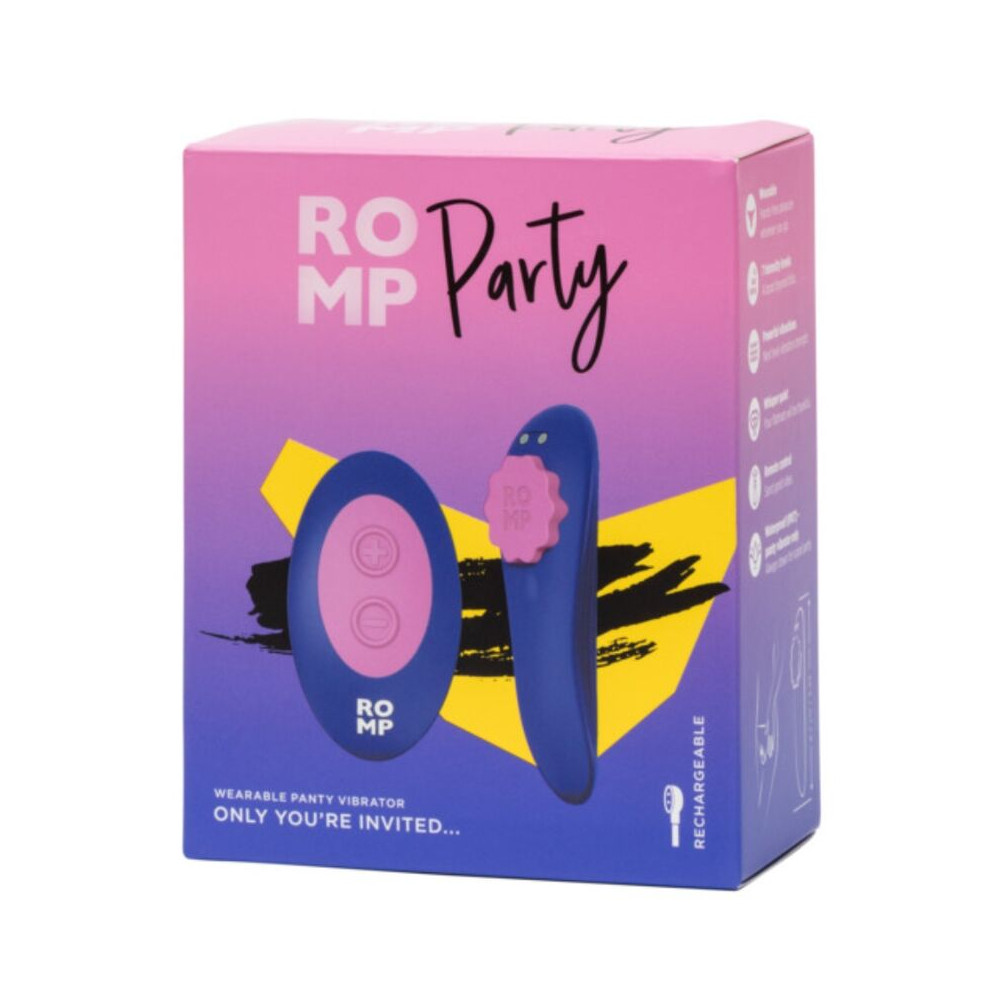 PARTY PANTIE MAGNÉTICO VIBRADOR SILICONA CONTROL REMOTO