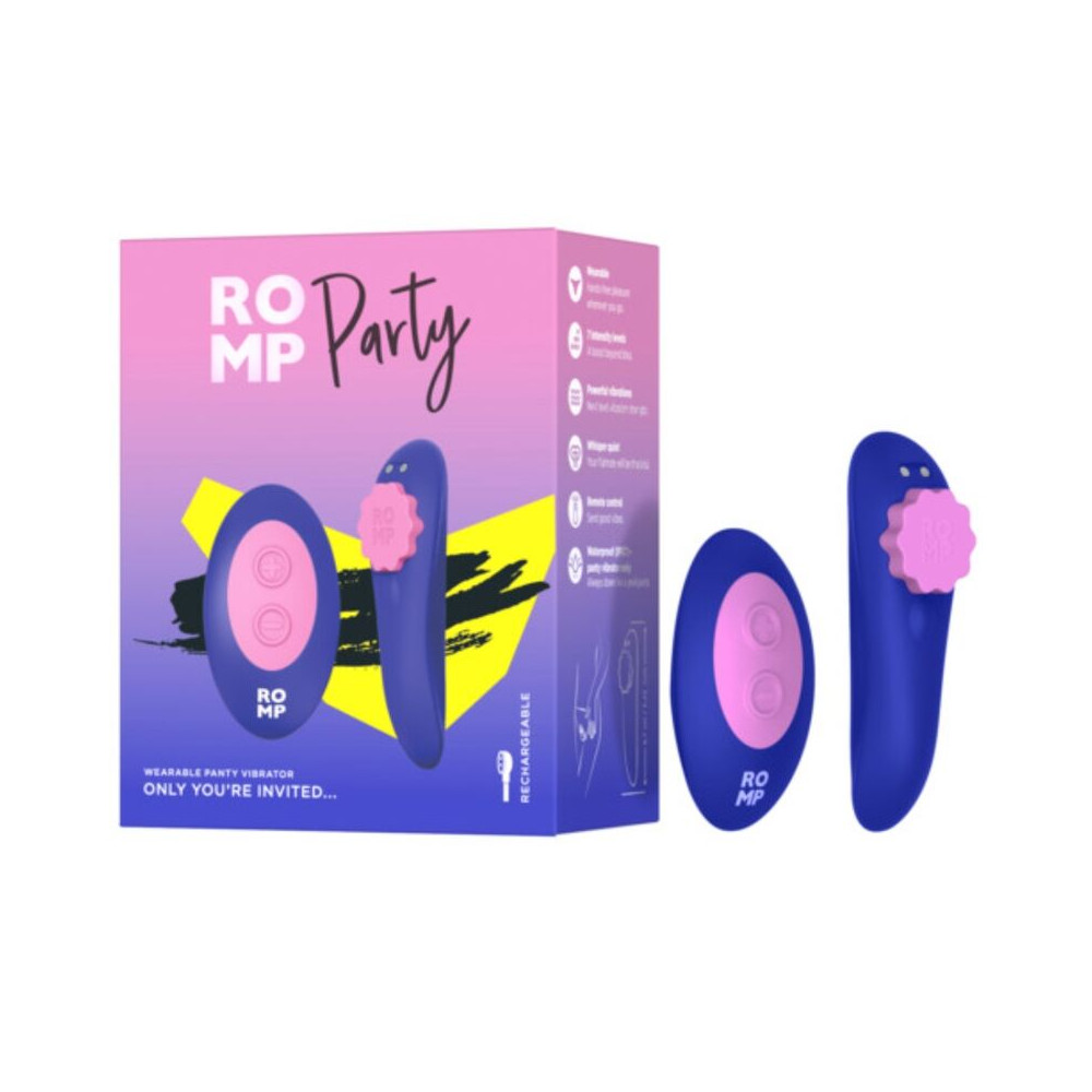 PARTY PANTIE MAGNÉTICO VIBRADOR SILICONA CONTROL REMOTO