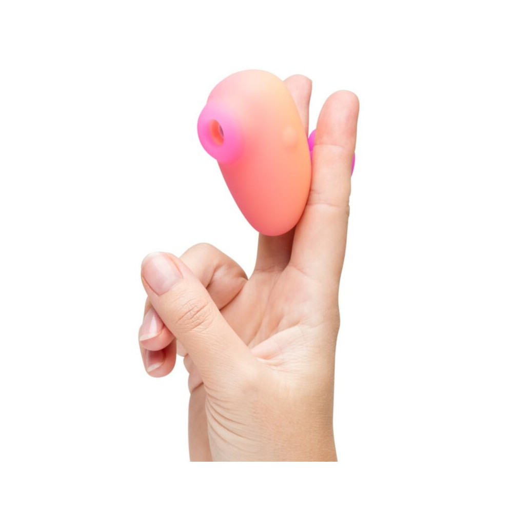 KISS SUCCIONADOR DE CLÍTORIS VIBRADOR DE DEDO RECARGABLE