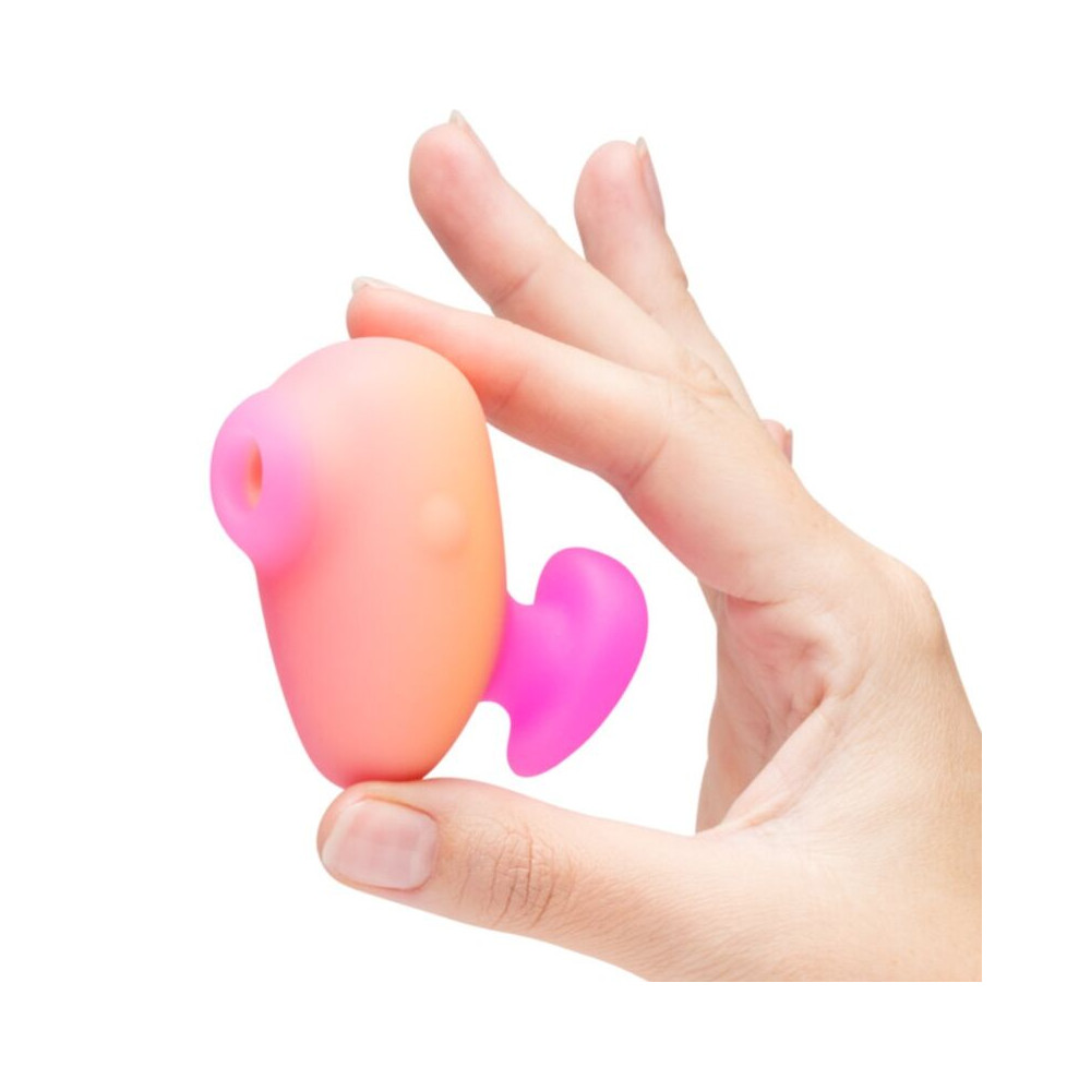 KISS SUCCIONADOR DE CLÍTORIS VIBRADOR DE DEDO RECARGABLE