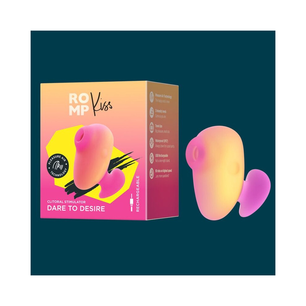 KISS SUCCIONADOR DE CLÍTORIS VIBRADOR DE DEDO RECARGABLE