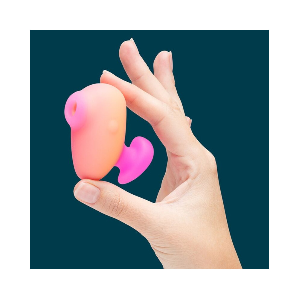 KISS SUCCIONADOR DE CLÍTORIS VIBRADOR DE DEDO RECARGABLE