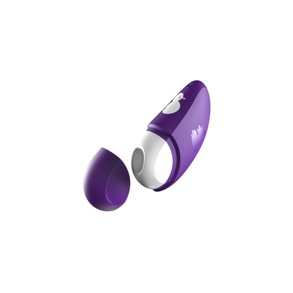 FREE ESTIMULADOR DE CLÍTORIS CON TAPA 10 NIVELES RECARGABLE MORADO