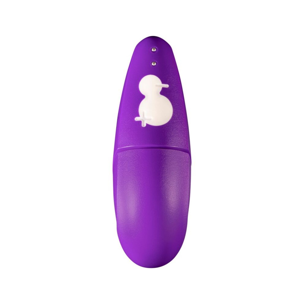 FREE ESTIMULADOR DE CLÍTORIS CON TAPA 10 NIVELES RECARGABLE MORADO