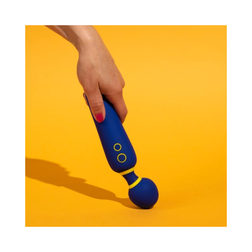 FLIP VIBRADOR WAND SILENCIOSO 10 MODOS AZUL