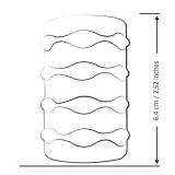MOSH MASTURBADOR MASCULINO TRANSPARENTE CON FUNDA REVERSBLE DE 6 CM