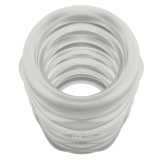 MOSH MASTURBADOR MASCULINO TRANSPARENTE CON FUNDA REVERSBLE DE 6 CM