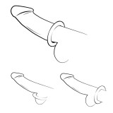 REMIX TRIO SET DE 3 ANILLOS PARA PENE SILICONA MORADO