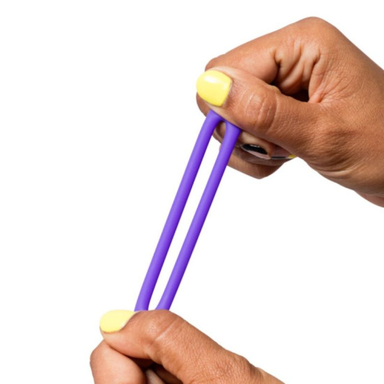 REMIX TRIO SET DE 3 ANILLOS PARA PENE SILICONA MORADO