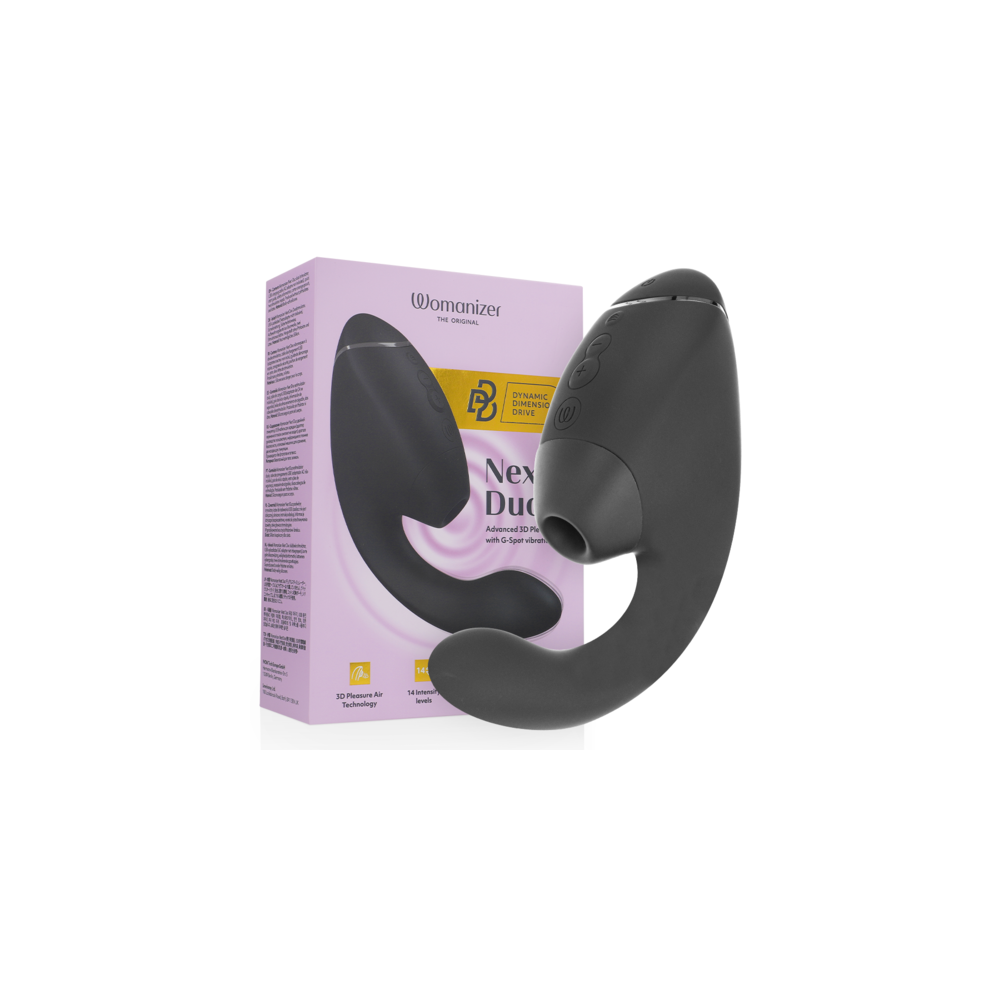 DUO NEXT ESTIMULADOR VIBRADOR DUAL CLÍTORIS & PUNTO·G NEGRO