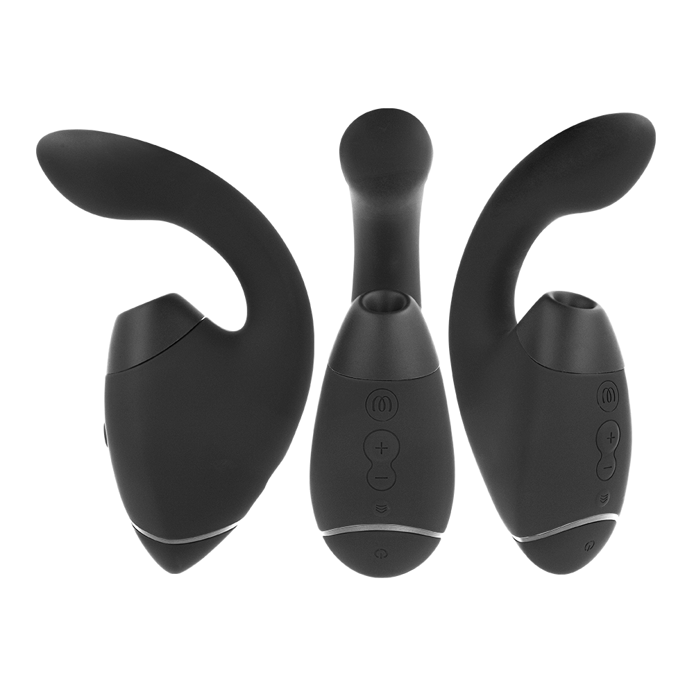 DUO NEXT ESTIMULADOR VIBRADOR DUAL CLÍTORIS & PUNTO·G NEGRO