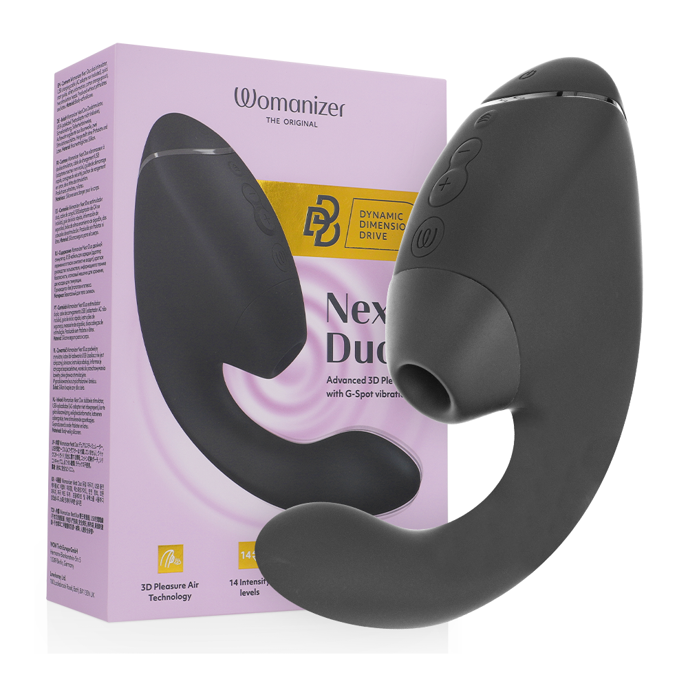 DUO NEXT ESTIMULADOR VIBRADOR DUAL CLÍTORIS & PUNTO·G NEGRO