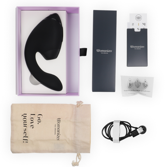 DUO NEXT ESTIMULADOR VIBRADOR DUAL CLÍTORIS & PUNTO·G NEGRO