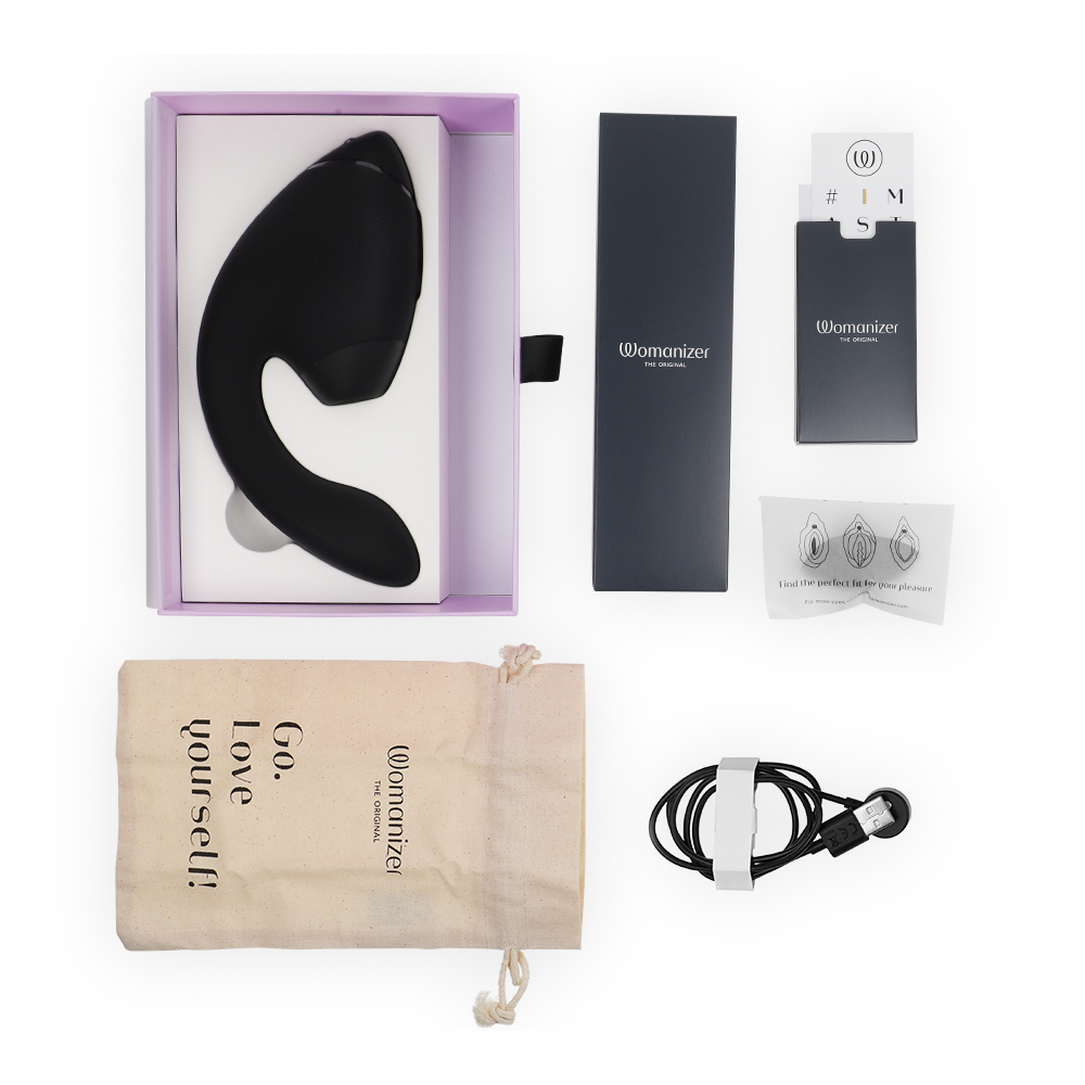 DUO NEXT ESTIMULADOR VIBRADOR DUAL CLÍTORIS & PUNTO·G NEGRO