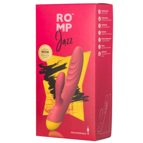 JAZZ VIBRADOR RABBIT RECARGABLE ROJO