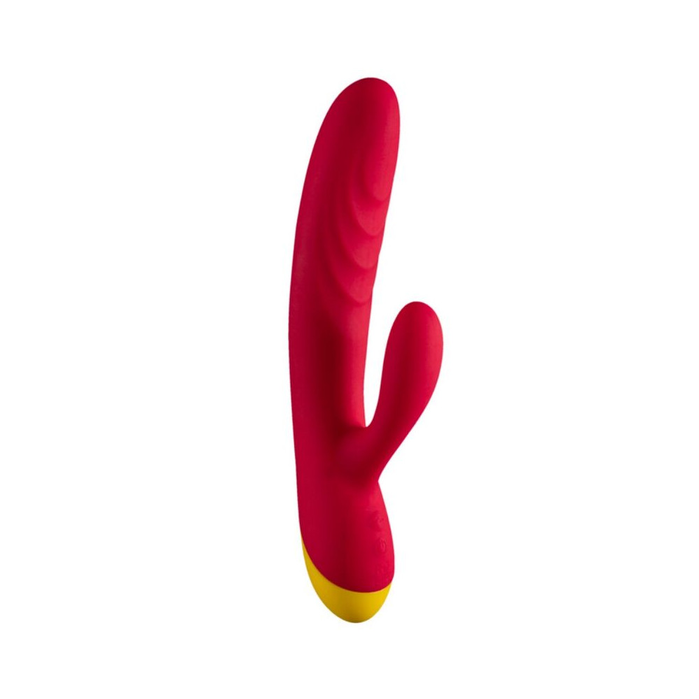 JAZZ VIBRADOR RABBIT RECARGABLE ROJO