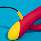 JAZZ VIBRADOR RABBIT RECARGABLE ROJO