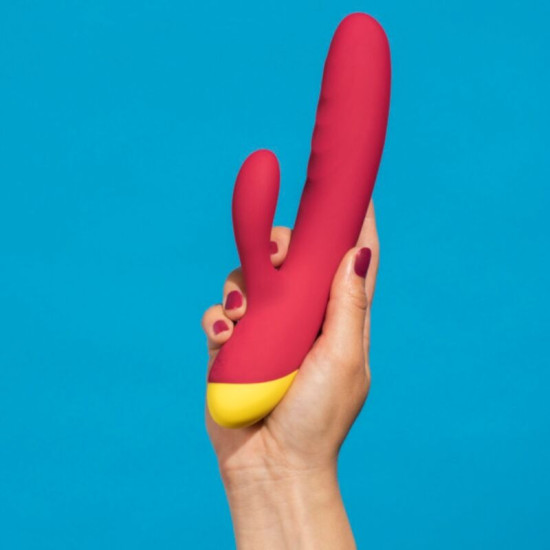 JAZZ VIBRADOR RABBIT RECARGABLE ROJO
