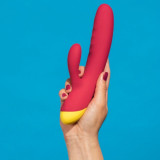 JAZZ VIBRADOR RABBIT RECARGABLE ROJO