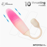 NexEgg Motion Huevo Vibrador con Thrusting App Beige/Rosa