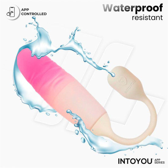 NexEgg Motion Huevo Vibrador con Thrusting App Beige/Rosa