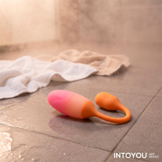 NexEgg Huevo Vibrador Silicona Doble Capa App Naranja/Rosa