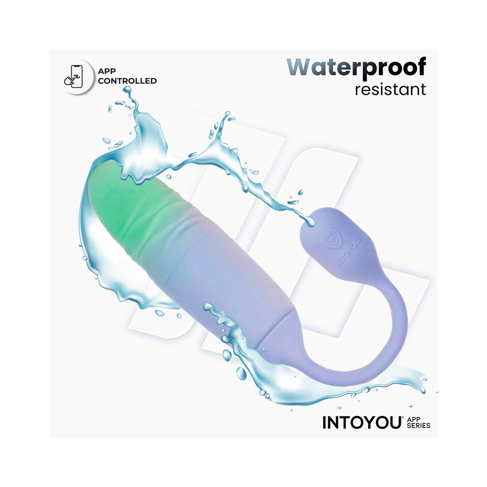 NexEgg Motion Huevo Vibrador con Thrusting App Lila/Pistacho