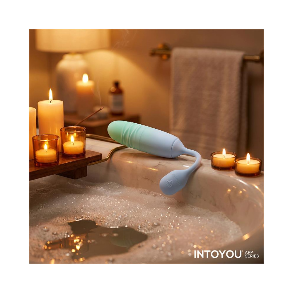 NexEgg Motion Huevo Vibrador con Thrusting App Lila/Pistacho