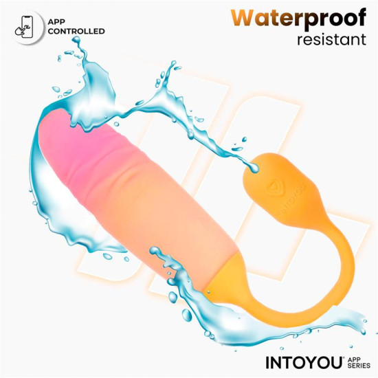 NexEgg Motion Huevo Vibrador con Thrusting App Naranja/Rosa