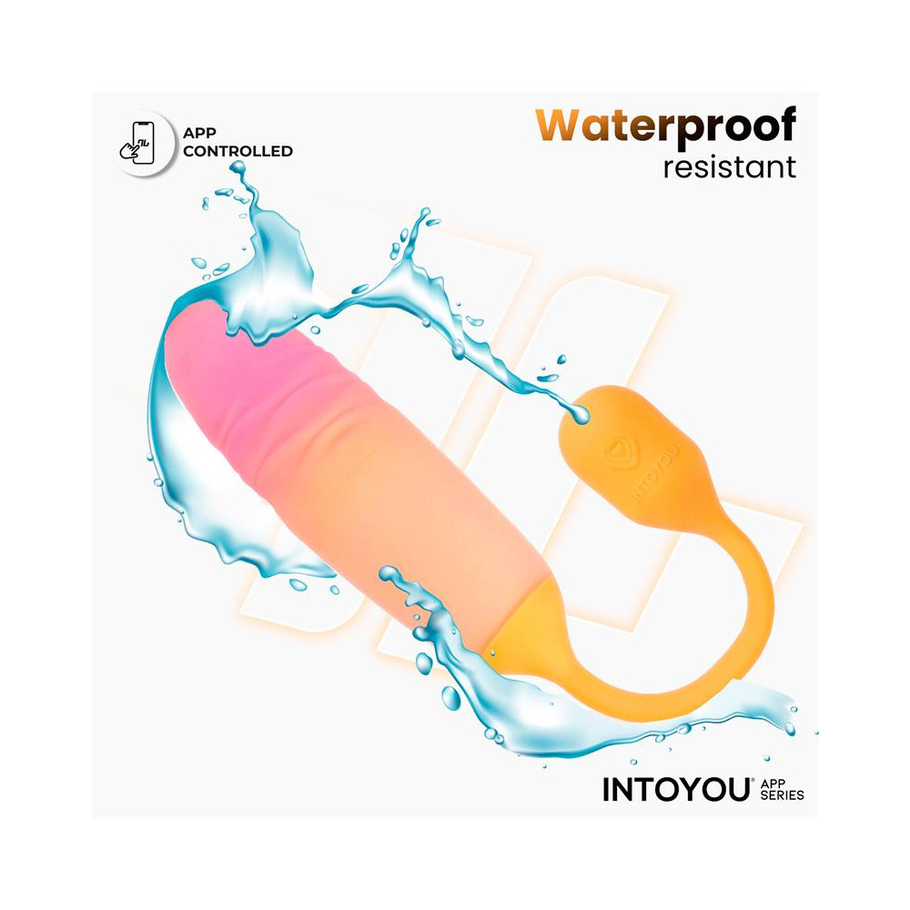 NexEgg Motion Huevo Vibrador con Thrusting App Naranja/Rosa