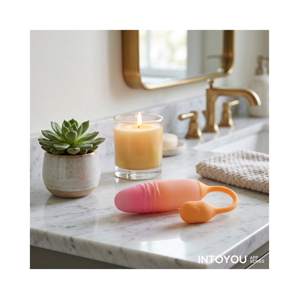 NexEgg Motion Huevo Vibrador con Thrusting App Naranja/Rosa
