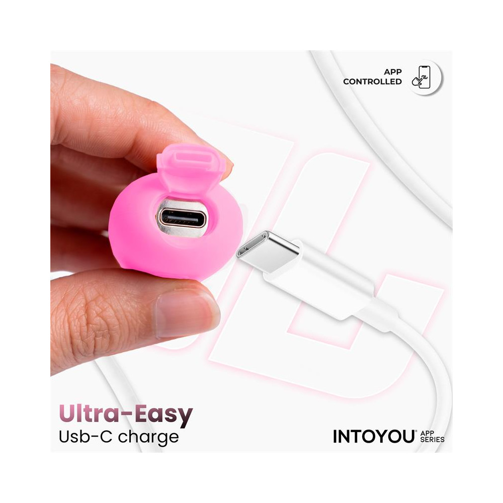 NexEgg Motion Huevo Vibrador con Thrusting App Rosa/Turquesa