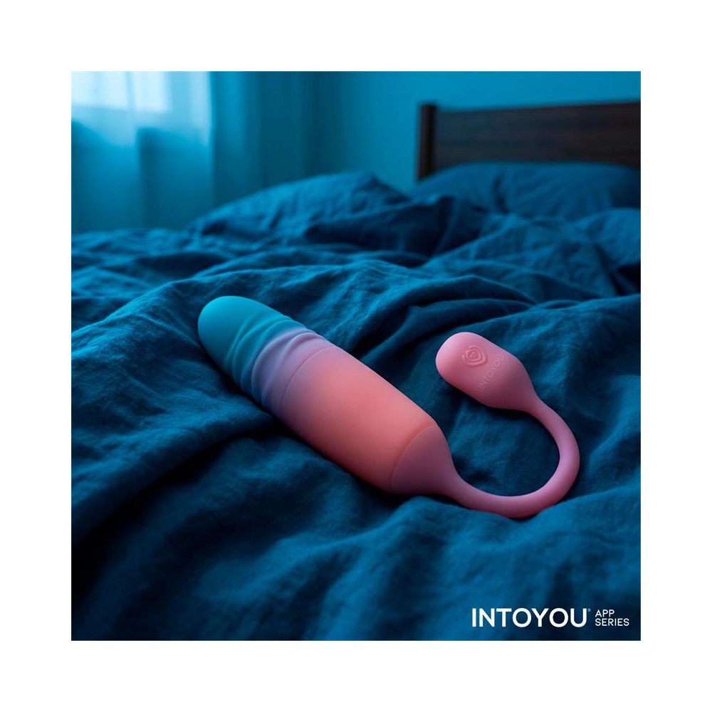 NexEgg Motion Huevo Vibrador con Thrusting App Rosa/Turquesa