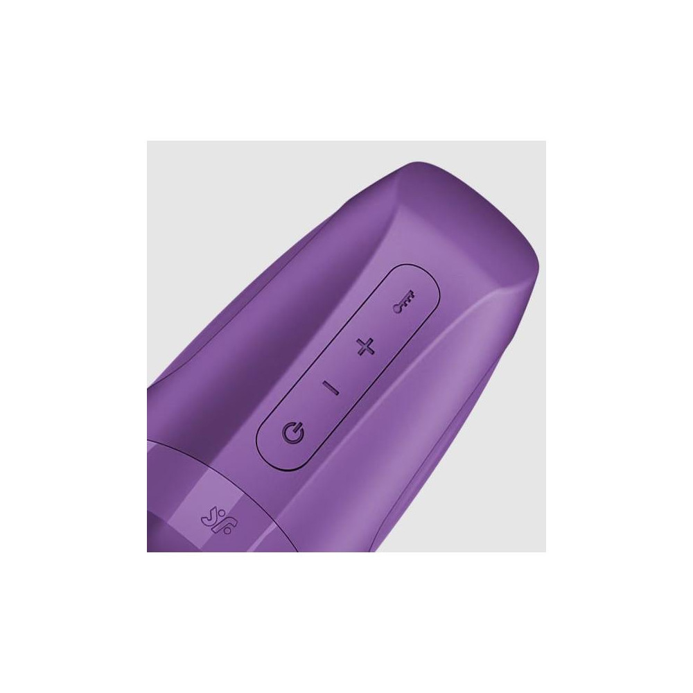 SATISFYER Men Heat Vibration Battery Series Dark Berry