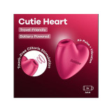 SATISFYER Cutie Heart Succionador de Clítoris Battery Series