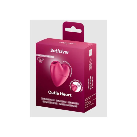 SATISFYER Cutie Heart Succionador de Clítoris Battery Series