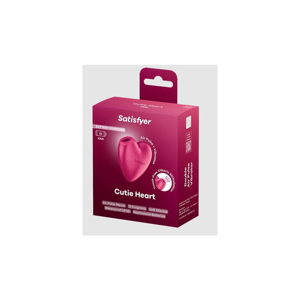 SATISFYER Cutie Heart Succionador de Clítoris Battery Series