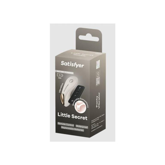 SATISFYER Little Secret Estimulador de Braguita Battery Series Warm Grey