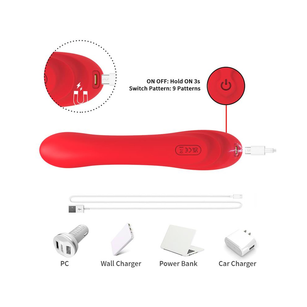Vibrador con Tickler Punto G