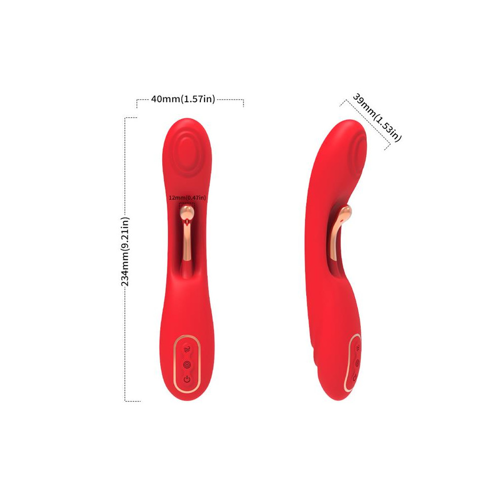 Vibrador con Tickler Punto G