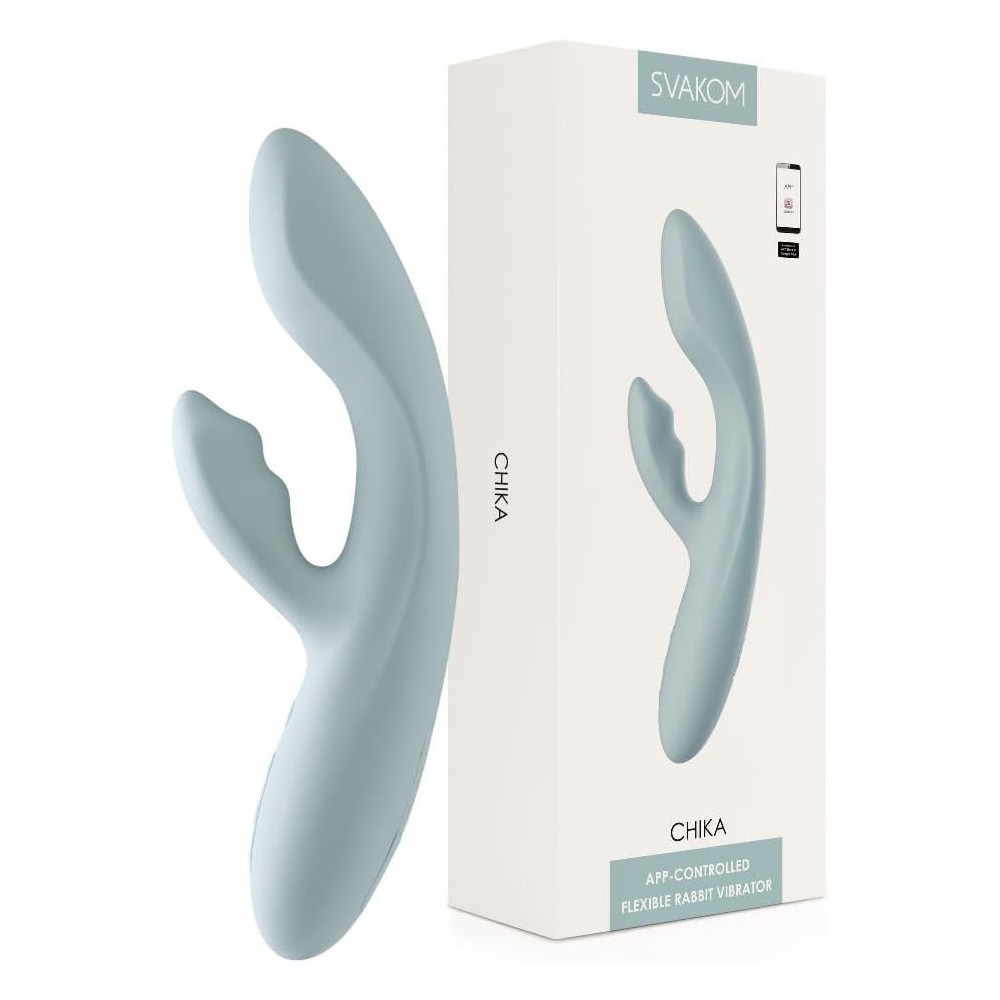 Svakom Chika Vibrador de conejo Turquoise