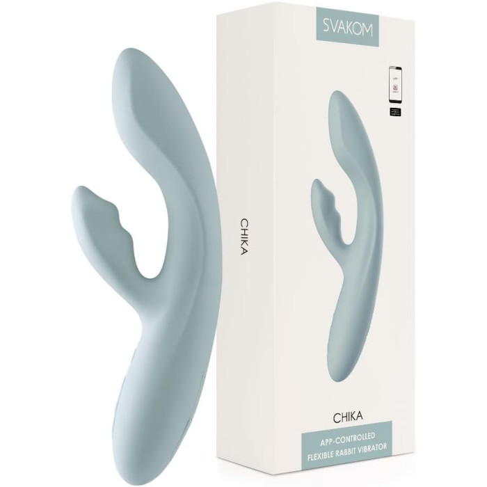 Svakom Chika Vibrador de conejo Turquoise