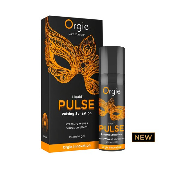 GEL ESTIMULANTE UNISEXO CON EFECTO PULSANTE LIQUID PULSE 15 ML ORGIE