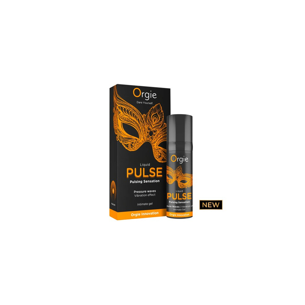 GEL ESTIMULANTE UNISEXO CON EFECTO PULSANTE LIQUID PULSE 15 ML ORGIE