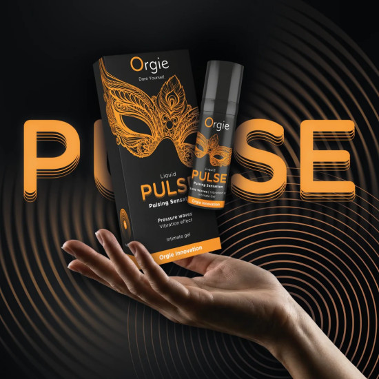 GEL ESTIMULANTE UNISEXO CON EFECTO PULSANTE LIQUID PULSE 15 ML ORGIE