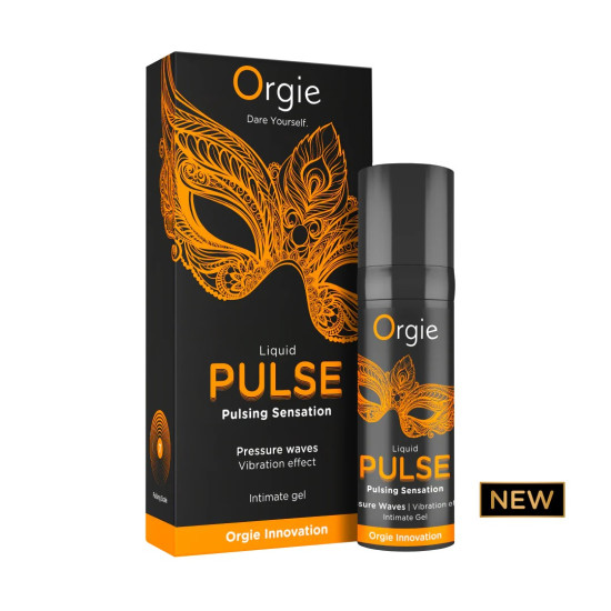 GEL ESTIMULANTE UNISEXO CON EFECTO PULSANTE LIQUID PULSE 15 ML ORGIE