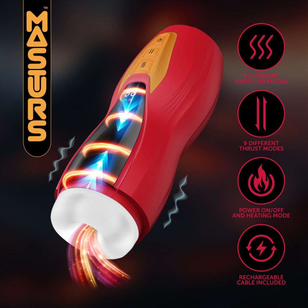 MASTURBADOR AUTOMÁTICO SOLARA FIRE SORCERESS MULTI FUNCTION