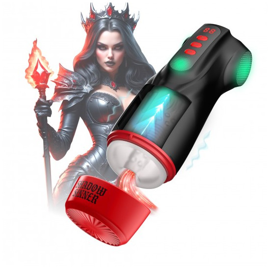 MASTURBADOR AUTOMÁTICO RAVEN SHADOW SINNER MULTI FUNCTION MASTURS