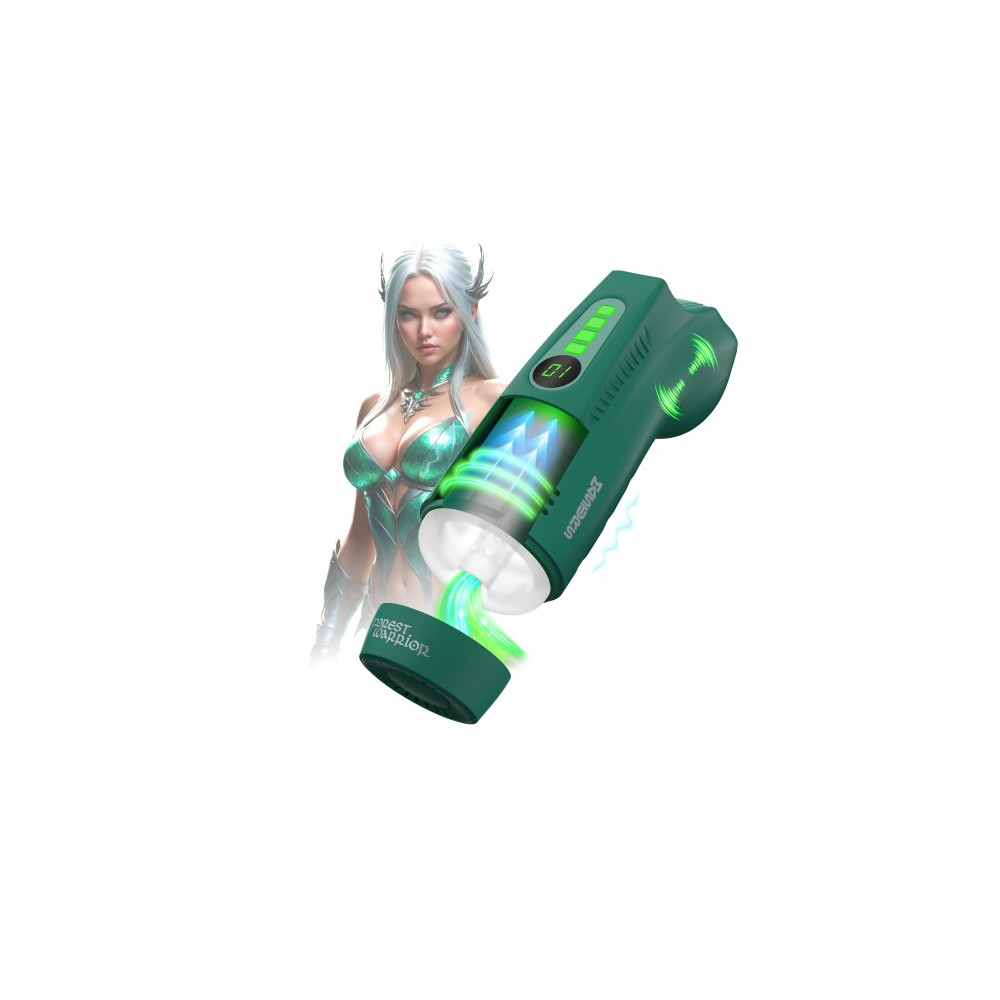 MASTURBADOR AUTOMÁTICO AYLA FOREST WARRIOR MULTI FUNCTION MASTURS