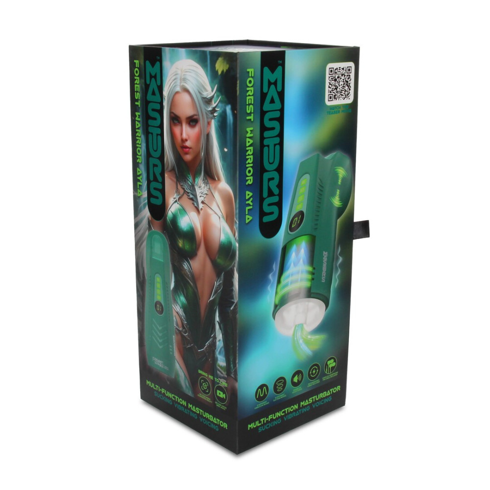 MASTURBADOR AUTOMÁTICO AYLA FOREST WARRIOR MULTI FUNCTION MASTURS